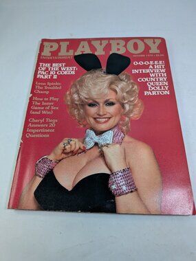 Playboy Magazine October 1978 Dolly Parton Cover Cheryl Tiegs Leon Spinks VTG